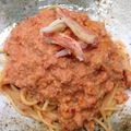 あき0304's cooksnap of when they made 蟹のトマトクリームパスタ.