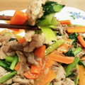 COOKパズドラ～'s cooksnap of when they made 簡単ですぐできる！タアサイと豚肉の炒め物.