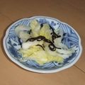 きらり流れ星's cooksnap of when they made 大量消費にも！白菜の塩昆布和え.