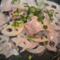 ゆり1001's cooksnap of when they made ☆れんこんと豚肉の蒸し焼き☆.