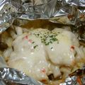 もりはん's cooksnap of when they made ササミときのこ♡チリマヨチーズホイル焼き.