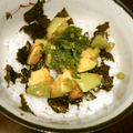 ◆ヴァンペコ◆'s cooksnap of when they made アボガドの梅わさび醤油❀どんぶり❀.