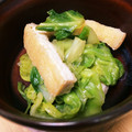 ナナ℃'s cooksnap of when they made キャベツと油揚げの蒸し煮.