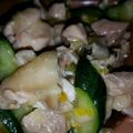 雅1985's cooksnap of when they made 簡単副菜✿胡瓜と鶏胸肉の塩レモン和え✿.