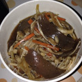 紅茶とチーズケーキ's cooksnap of when they made 焼き肉みたいなキノコと蒟蒻炒め.