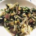 かほたくhy's cooksnap of when they made もやし炒め　小松菜＋卵ver..