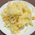 saya♡♡'s cooksnap of when they made 新玉ねぎのたまご炒め.