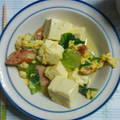 みるくたぬき's cooksnap of when they made 青梗菜とウインナーと豆腐の卵とじ♡.