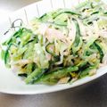 まゆちゃす's cooksnap of when they made もやし＆キュウリ&ハムのマヨポンサラダ.