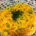 クマたぬき's cooksnap of when they made 納豆とオクラのねばねばスパゲッティ★.