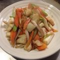 min0614's cooksnap of when they made ★イカと長ねぎの炒め物★.