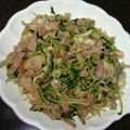 イガらむ's cooksnap of when they made 10分で出来る！豆苗と舞茸のベーコン炒め.
