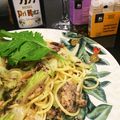 aiaiacco's cooksnap of when they made サバ水煮缶でシンプル+さっぱり系パスタ.