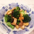 クックU65BTV☆'s cooksnap of when they made ブロッコリーとエリンギのペペロンチーノ風.