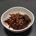 Poucette's cooksnap of when they made 人参とこんにゃくのきんぴら.