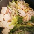 ママ知's cooksnap of when they made 白菜と豚ばら肉のミルフィーユ豆腐鍋.