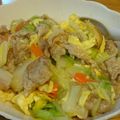 うーかーぶーか's cooksnap of when they made ふわふわ卵の豚バラ白菜炒め.