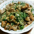 mi−chanmam's cooksnap of when they made 柔らか♡もうかさめとほうれん草の醤油炒め.