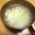 ネコかえる's cooksnap of when they made 卵とコーンの中華スープ.