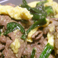 Rick_t's cooksnap of when they made 牛肉と卵のソース炒め.