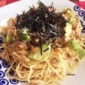 sunnyまま's cooksnap of when they made アボカドと切干大根のごま和えパスタ.