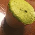時×兎's cooksnap of when they made レンジで簡単☆あずき抹茶カップケーキ.