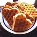 ikpommm's cooksnap of when they made HBでベルギーワッフル.