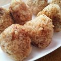 あきなおんちゅ's cooksnap of when they made 冷ご飯をフライパンでもち米風焼おにぎり*.