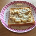 ♡りっくんママ♡'s cooksnap of when they made 簡単アツアツとろ～りグラタントースト♪.