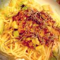 manarni's cooksnap of when they made 納豆とアボカドの簡単パスタ.
