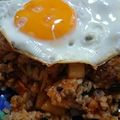 クックYEUWEJ☆'s cooksnap of when they made おこげが香ばしい♪ぴり辛ビビンバ炒飯♪.