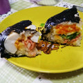 m1kar1n5's cooksnap of when they made おにぎらず作ってみたよー☆.
