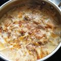 ナガヲ's cooksnap of when they made 豚と厚揚げのゴマ味噌ミルクチーズ鍋.