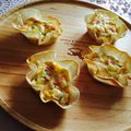 komugiko4's cooksnap of when they made ◎ハムマヨ卵～餃子の皮de包み焼き◎.