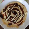miraca's cooksnap of when they made 素麺リメイクでお好み焼き.