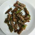3姉妹ママ☆てぃあ's cooksnap of when they made アスパラと豚肉で簡単おつまみ＊トースター.