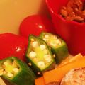 lucey☆girl's cooksnap of when they made オクラの胡麻和え.