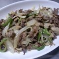 ナーちゃん's cooksnap of when they made 牛肉のピリ辛マヨネーズ炒め.
