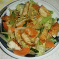 KENERISA's cooksnap of when they made 小松菜とさつま揚げの炒め物.