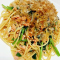 ためちゃん☆★'s cooksnap of when they made 鮭とほうれん草の和風パスタ.