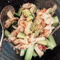 keagle221's cooksnap of when they made さっぱり！むね肉とキュウリの梅ゴマ和え.