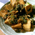 のんのりゆう's cooksnap of when they made 時短夕飯！厚揚と小松菜の麻婆味煮込み.