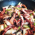 クックRI7ZQE☆'s cooksnap of when they made するめいかと長ネギのやみつき塩昆布炒め！.