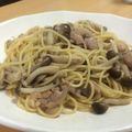 Morisso's cooksnap of when they made 鶏肉ときのこの柚子胡椒パスタ.