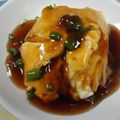堕天使M's cooksnap of when they made 話題入り簡単ランチ☆卵とカニかまで天津飯.