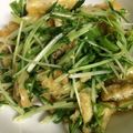 れもんらいん's cooksnap of when they made 簡単！ヘルシー！水菜と油揚げの温サラダ.