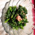 おるご's cooksnap of when they made 菜花の明太とろろ和え.