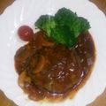 七の帝王's cooksnap of when they made デミグラスソースで♪簡単煮込みハンバーグ.