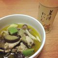 mocobear's cooksnap of when they made アヒージョ☆茄子とマッシュルームとささみ.