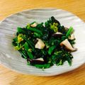 ひゅうよし's cooksnap of when they made 春♪菜の花と焼き椎茸のからしあえ.